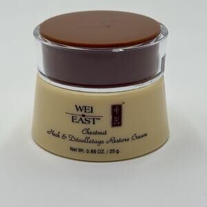 Wei East Chestnut Neck and Decolletage Restore Cream New Sealed 0.88 oz Vintage